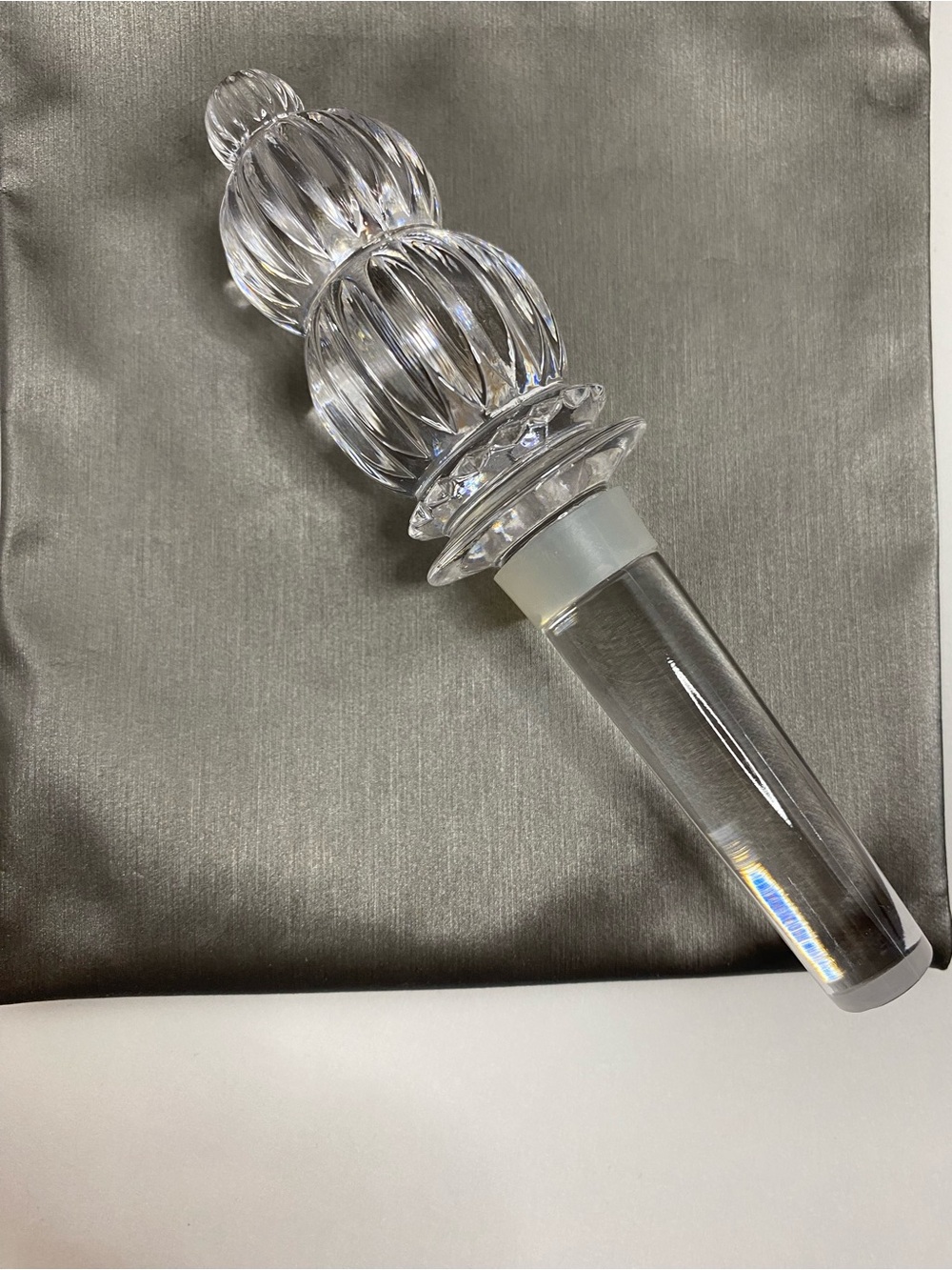 Mikasa Bottle Stopper Monterey Austrian Lead Crystal READ